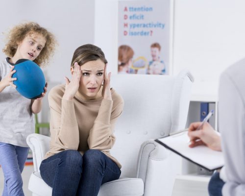 Helpless mother of ADHD child