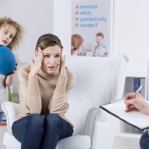 Helpless mother of ADHD child